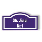 PLACUȚĂ STRADALĂ PERSONALIZATĂ