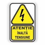 122. ATENȚIE ÎNALTĂ TENSIUNE.