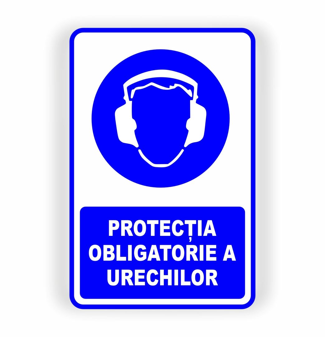 33 33. PROTECȚIA URECHILOR OBLIGATORIE. - imagine 1