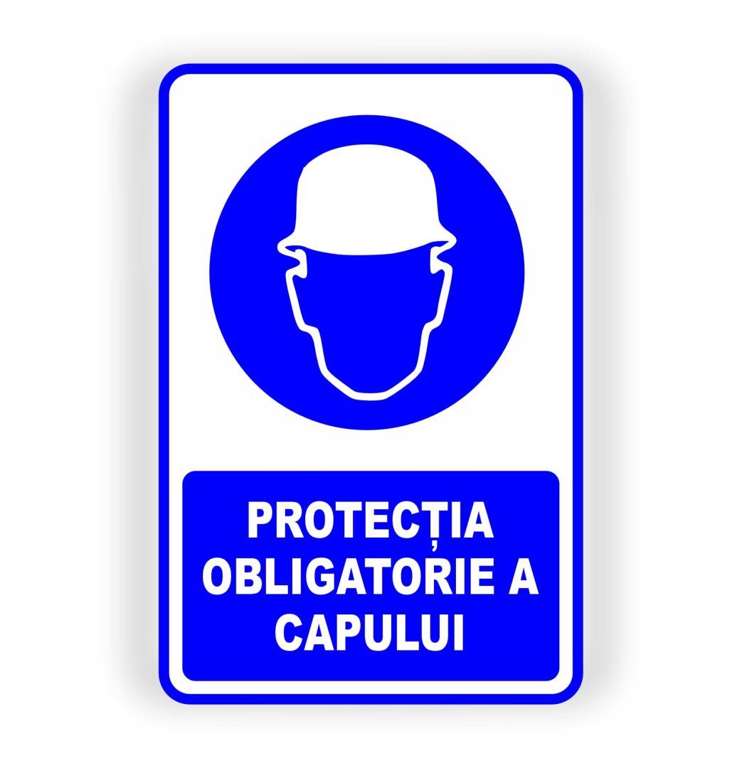 35 35. PROTECȚIA CAPULUI OBLIGATORIE. - imagine 1