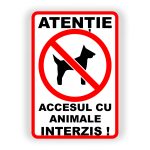 16. ACCESUL CU ANIMALE INTERZIS.
