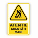 301. GREUTĂȚI MARI