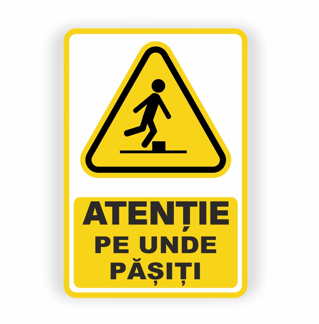 306 306. ATENȚIE PE UNDE PĂȘIȚI - imagine 1