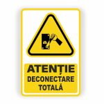 352. DECONECTARE TOTALĂ