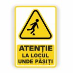 355. ATENȚIE UNDE PĂȘIȚI