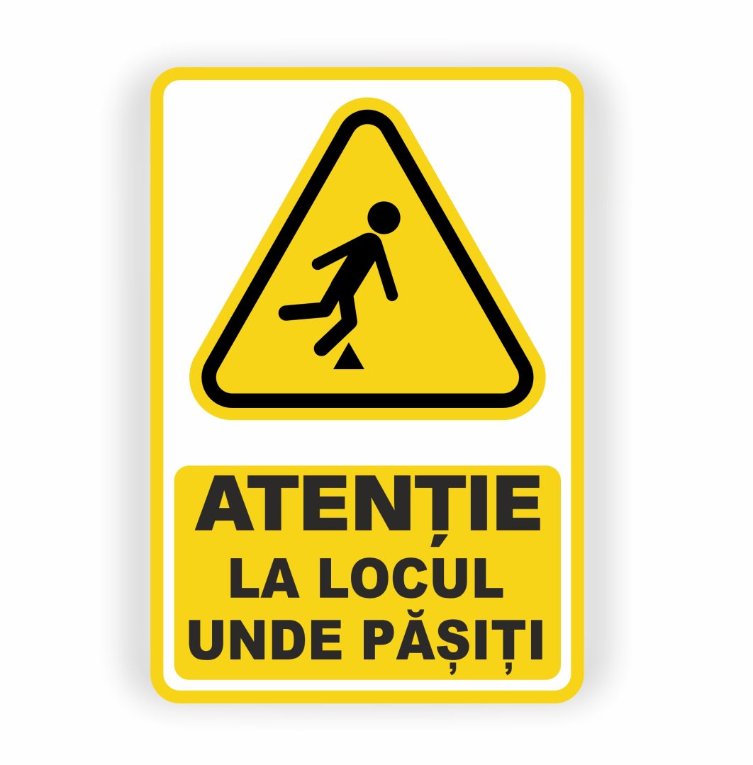 355 355. ATENȚIE UNDE PĂȘIȚI - imagine 1