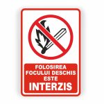370. FOC DESCHIS INTERZIS