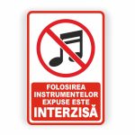 381. FOLOSIREA INSTRUMENTELOR INTERZISĂ