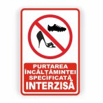 383. PURTAREA ÎNCĂLȚĂMINTEI SPECITICATĂ