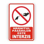 391. HRĂNITUL PĂSĂRILOR INTERZIS