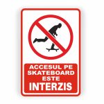 396. ACCESUL PE SKATEBOARD INTERZIS