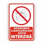 404. OFERIREA CADOURILOR INTERZISĂ