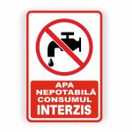 416. APĂ NEPOTABILĂ