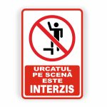 420. URCATUL PE SCENĂ INTERZIS