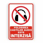 435. FOLOSIREA CĂȘTILOR AUDIO INTERZISĂ