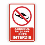 442. ACCESUL ÎN ȘLAPI INTERZIS