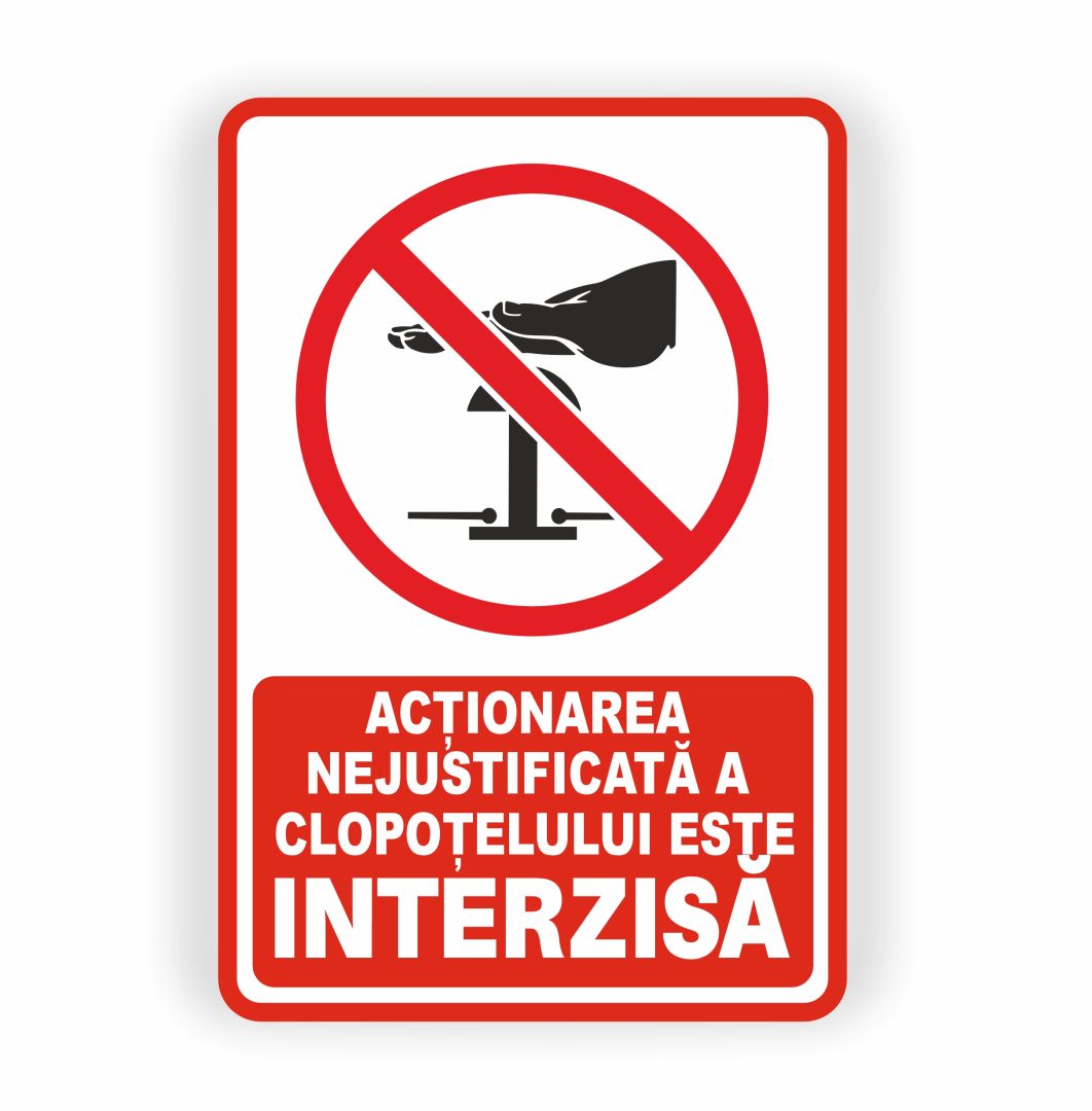 446 446. ACȚIONAREA CLOPOȚELULUI INTERZISĂ - imagine 1