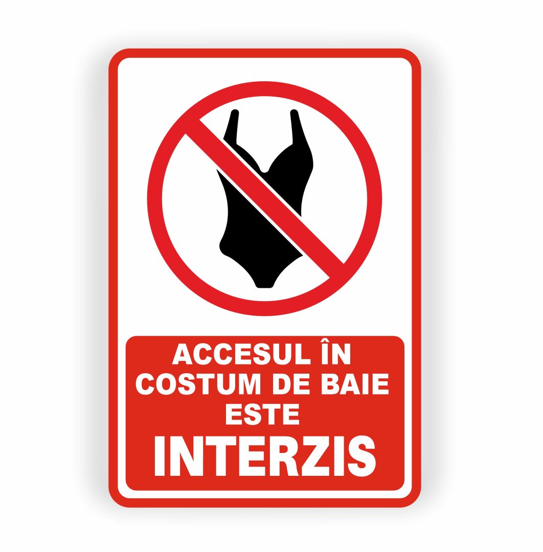 448 448. ACCESUL ÎN COSTUM DE BAIE INTERZIS - imagine 1
