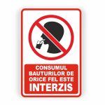468. CONSUMUL BAUTURILOR INTERZIS