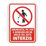 469. ARUNCATUL DESEURILOR PE JOS INTERZIS
