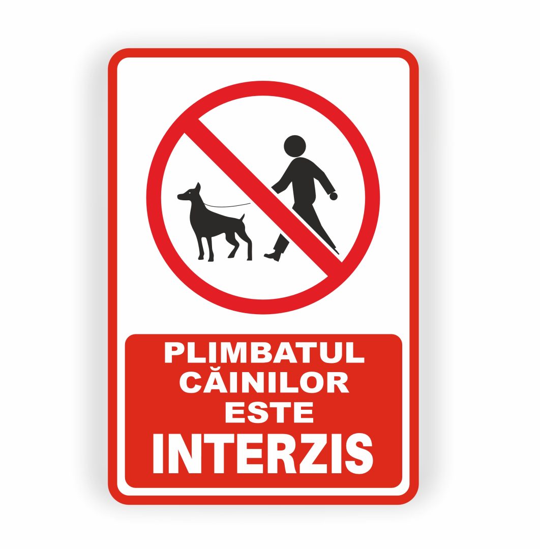 470 470. PLIMBATUL CĂTEILOR INTERZIS - imagine 1