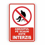 475. AȘEZATUL PE SCAUN INTERZIS