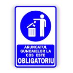 481. ARUNCATUL GUNOAIELOR LA COS ESTE OBLIGATORIU