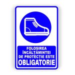 492. FOLOSIREA ÎNCĂLȚĂMINTEI DE PROTECȚIE ESTE OBLIGATORIE