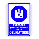498. ȚINUTA OFFICE ESTE OBLIGATORIE