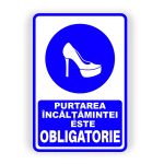 503. PURTAREA ÎNCĂLȚĂMINTEI ESTE OBLIGATORIE