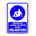 515. PAUZELE LUNGI ȘI DESE OBLIGATORII