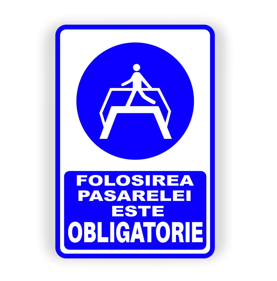 523 523. FOLOSIREA PASARELEI ESTE OBLIGATORIE - imagine 1