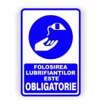 528. FOLOSIREA LUBRIFIANȚILOR OBLIGATORIE