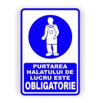 534. HALATUL DE LUCRU ESTE OBLIGATORIU