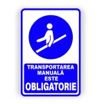 539. TRANSPORTAREA MANUALĂ ESTE OBLIGATORIE