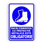 548. ÎNCĂLȚĂMINTEA CU PROTECȚIE METALICĂ OBLIGATORIE