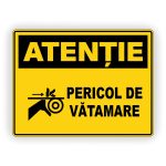 585. ATENȚIE PERICOL DE VĂTĂMARE