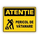 587. PERICOL DE VĂTĂMARE