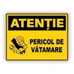 597. PERICOL DE VĂTĂMARE