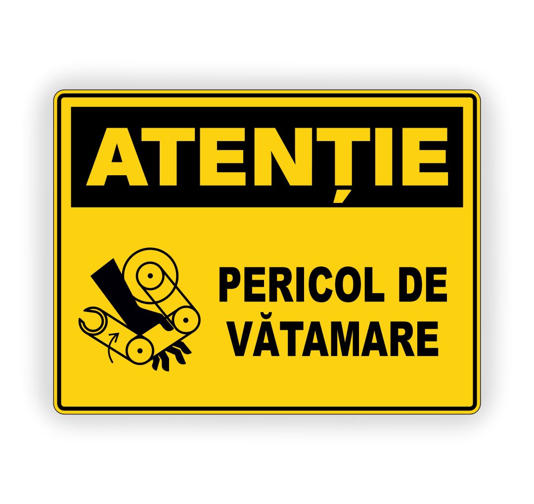 597 597. PERICOL DE VĂTĂMARE - imagine 1