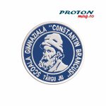 Emblema brodată Scoala gimnazială Constantin Brâncuși